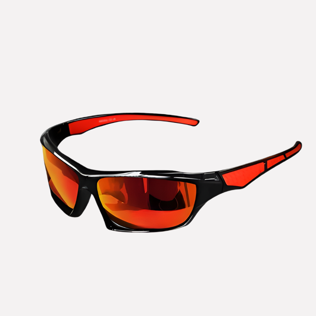 Wraparound Sports Sunglasses with UV400 Polarization for Outdoor Activities