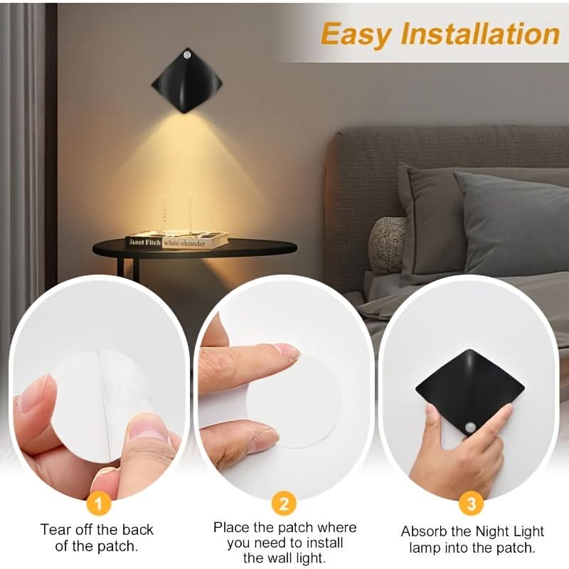 Modern Wall Night Light with Motion Sensor