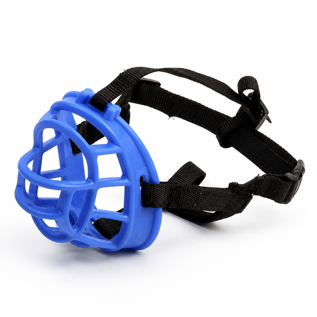 Adjustable Skin-Friendly Silicone Dog Muzzle (Sizes 1-5)