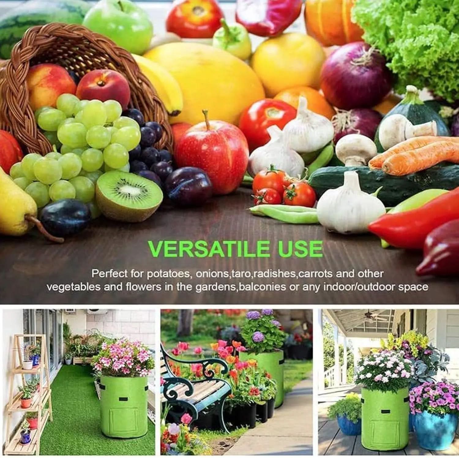 Potato Growing Bag Made of Fabric