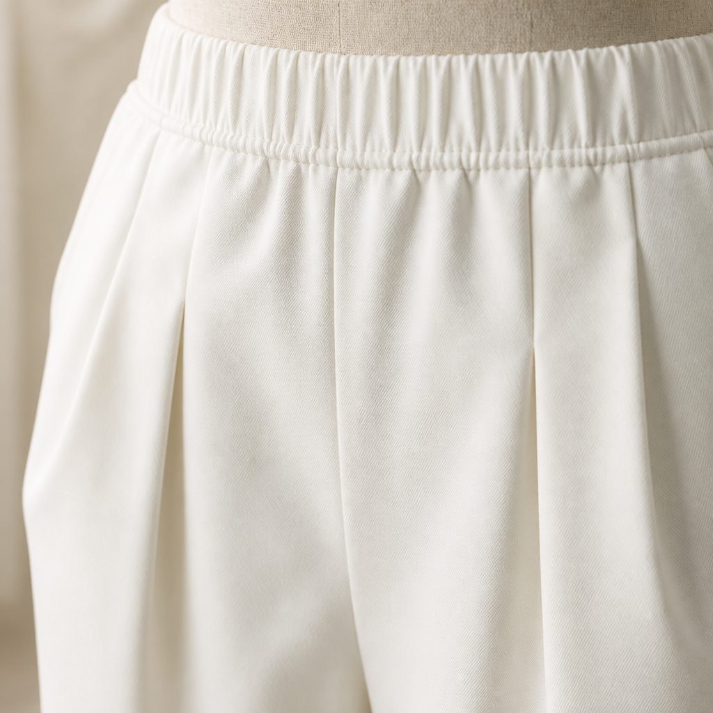 Mirelle™ – Casual Boat-Neck Two-Piece Outfit with Tapered Pleated Trousers