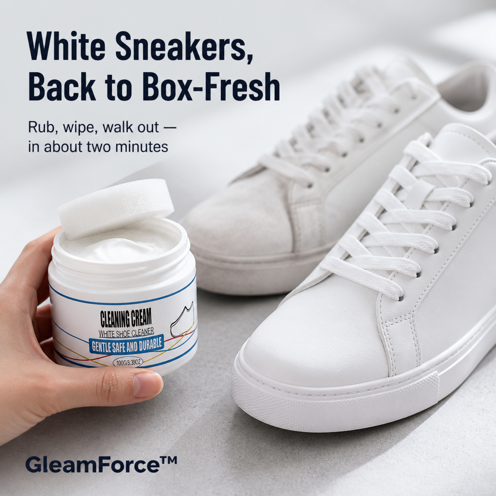 VividStride™ — Wipe Dingy White Sneakers Back to Box-Fresh in About Two Minutes