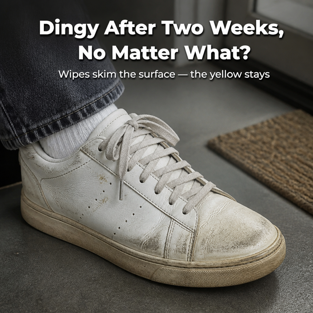 VividStride™ — Wipe Dingy White Sneakers Back to Box-Fresh in About Two Minutes