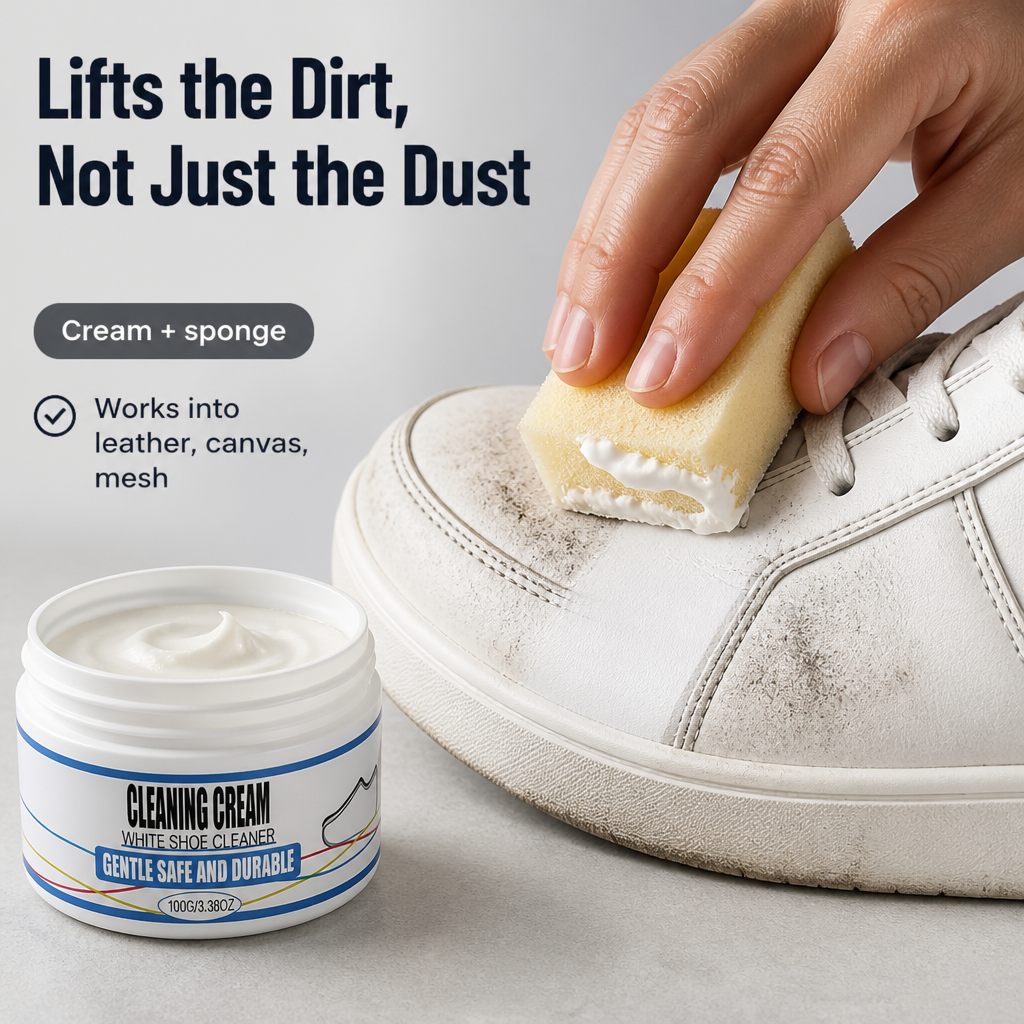 VividStride™ — Wipe Dingy White Sneakers Back to Box-Fresh in About Two Minutes