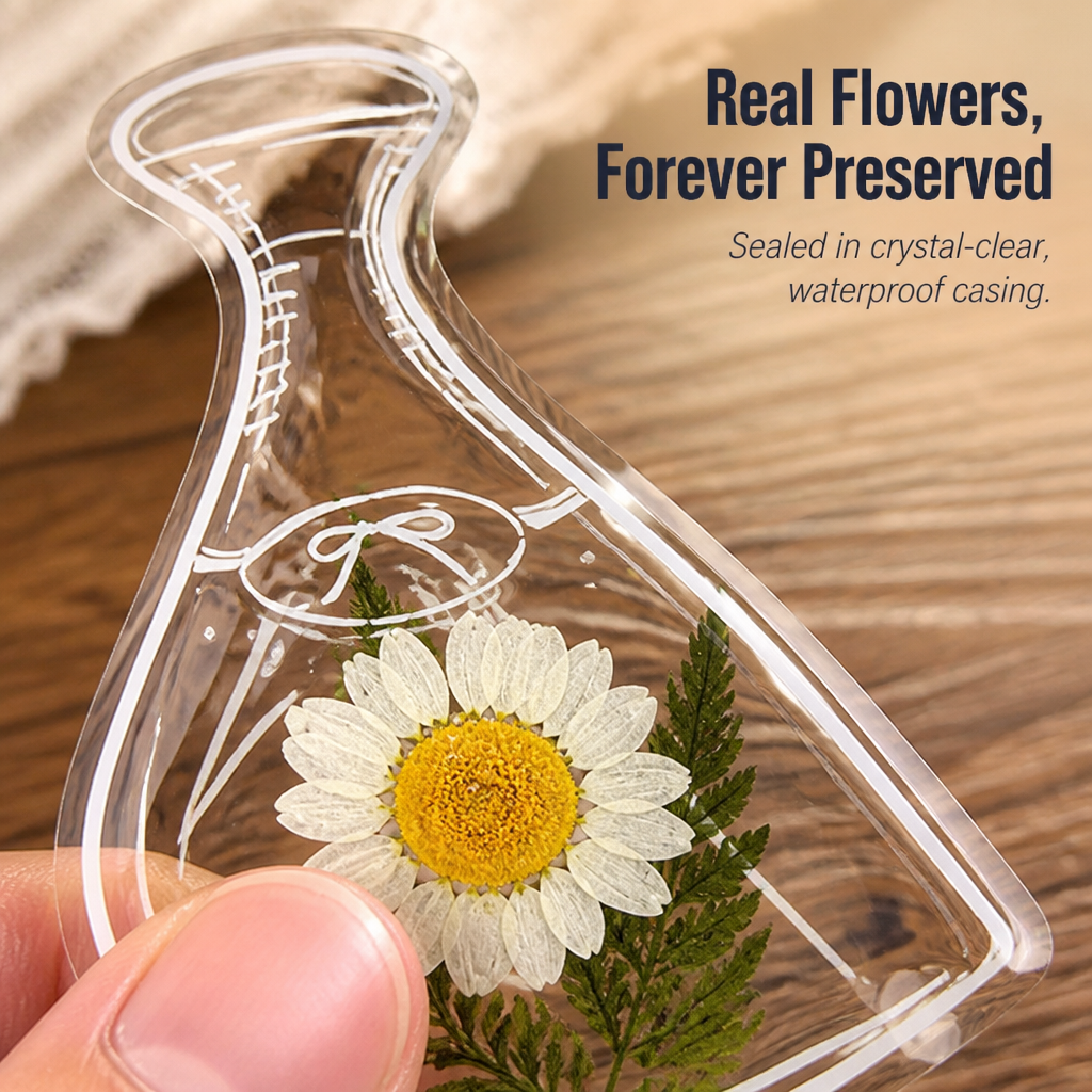 FloraLuxe™ — Slip a Real Pressed Flower Into Every Book You Open