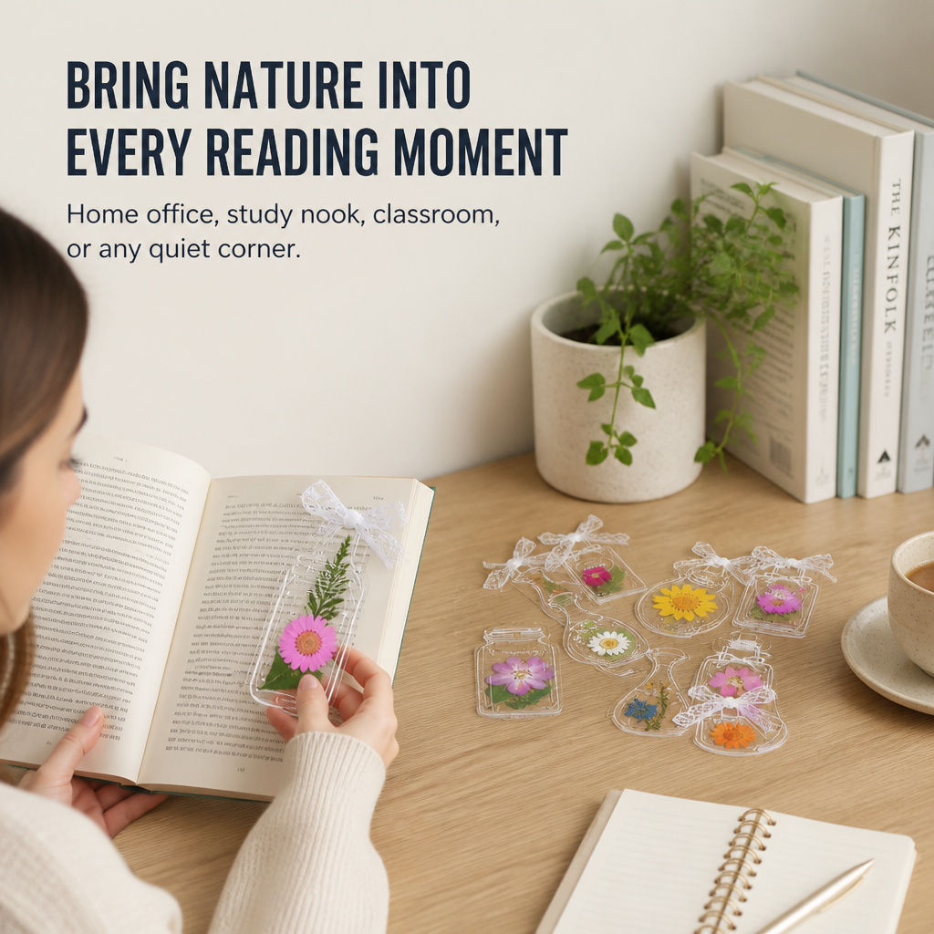 FloraLuxe™ — Slip a Real Pressed Flower Into Every Book You Open