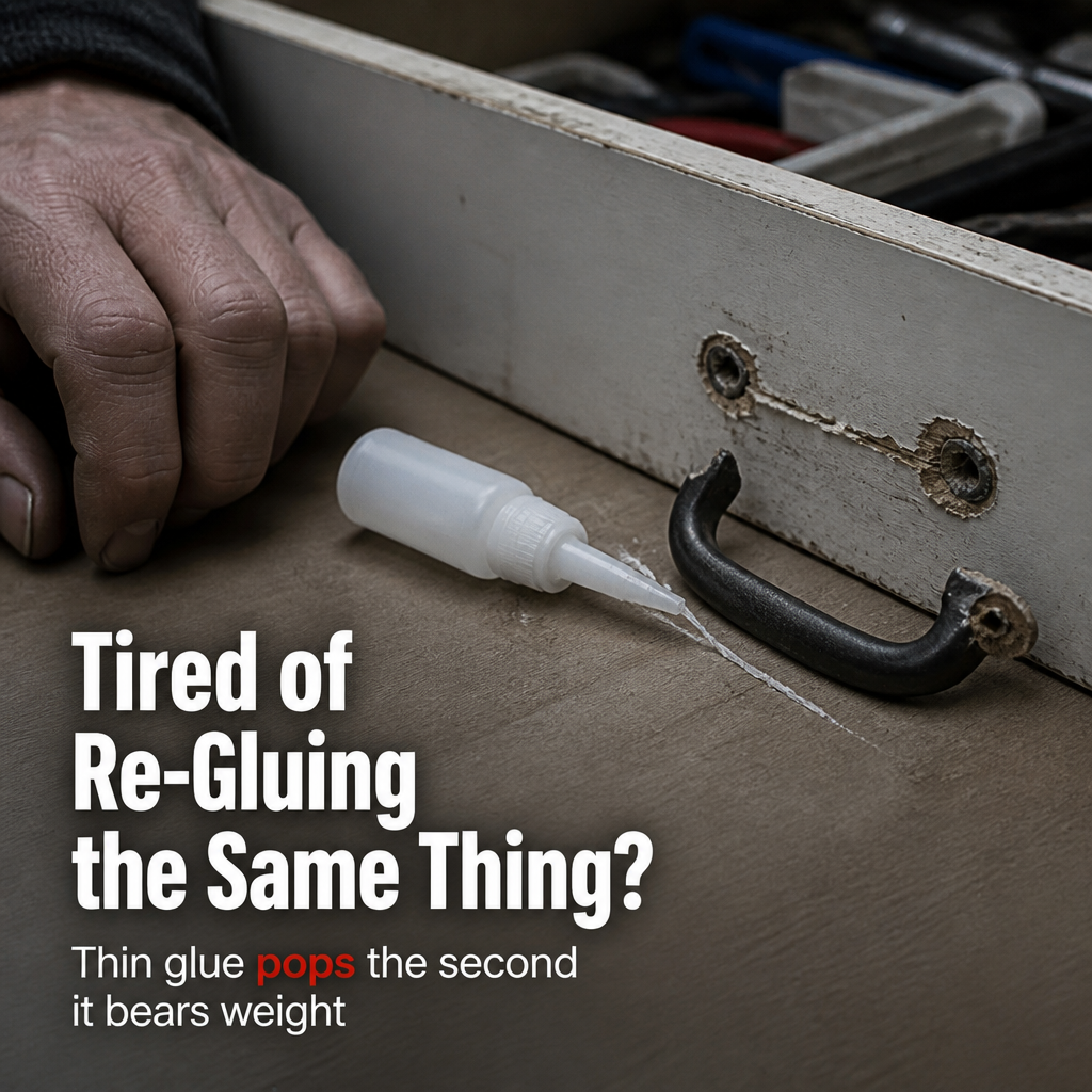 LumeBond™ — Bond Glass, Metal, Wood & Leather Solid in Seconds, No Clamps