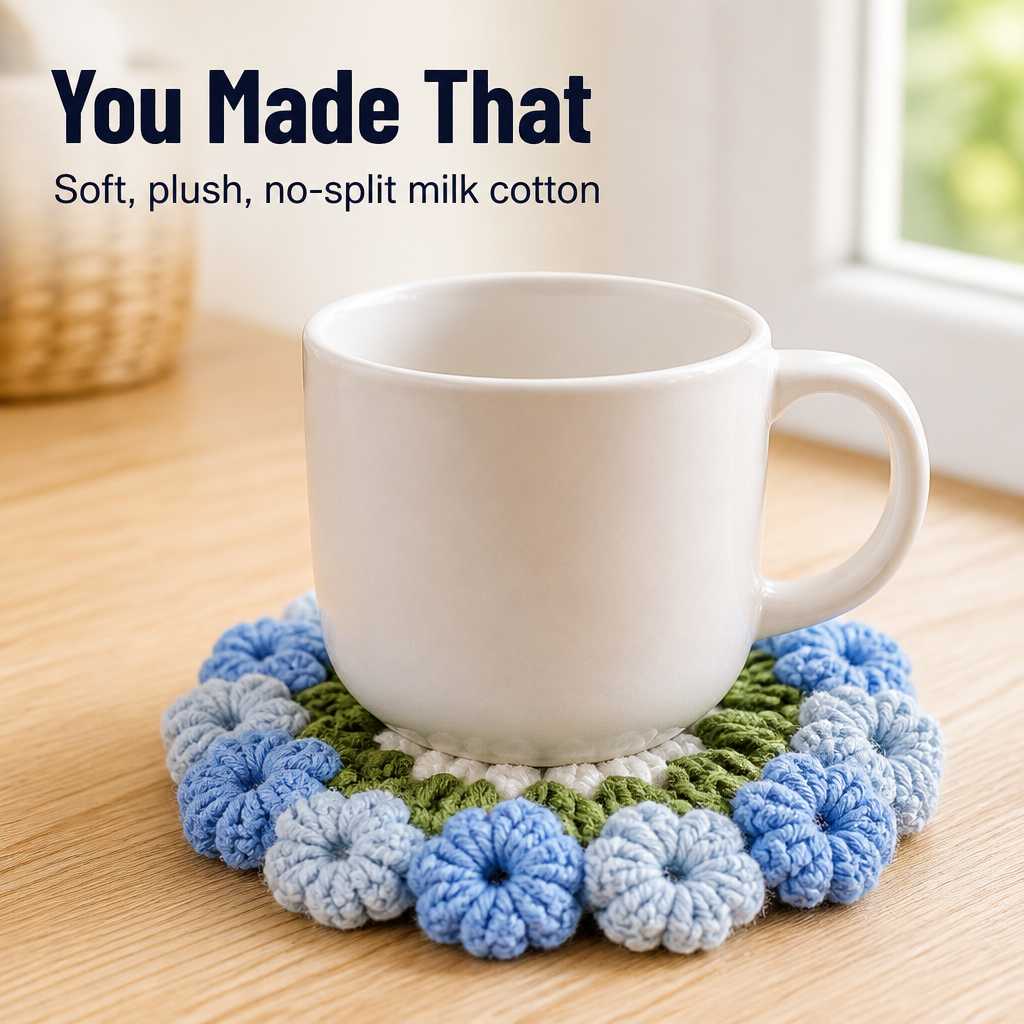 LumaFleur™ — Crochet Cozy Floral Coasters Even If You've Never Picked Up a Hook