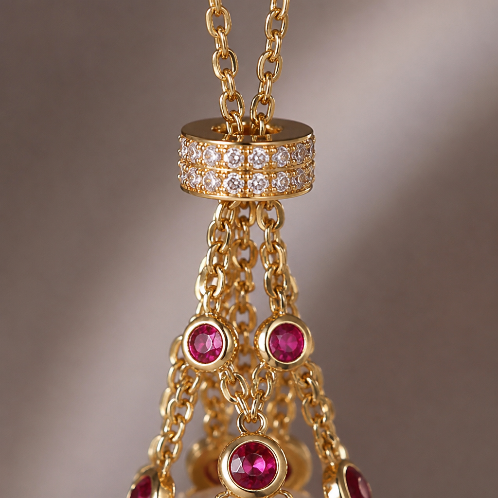NovaLustre™ – Vintage-Inspired Caged Freshwater Pearl Lavalier Pendant Necklace