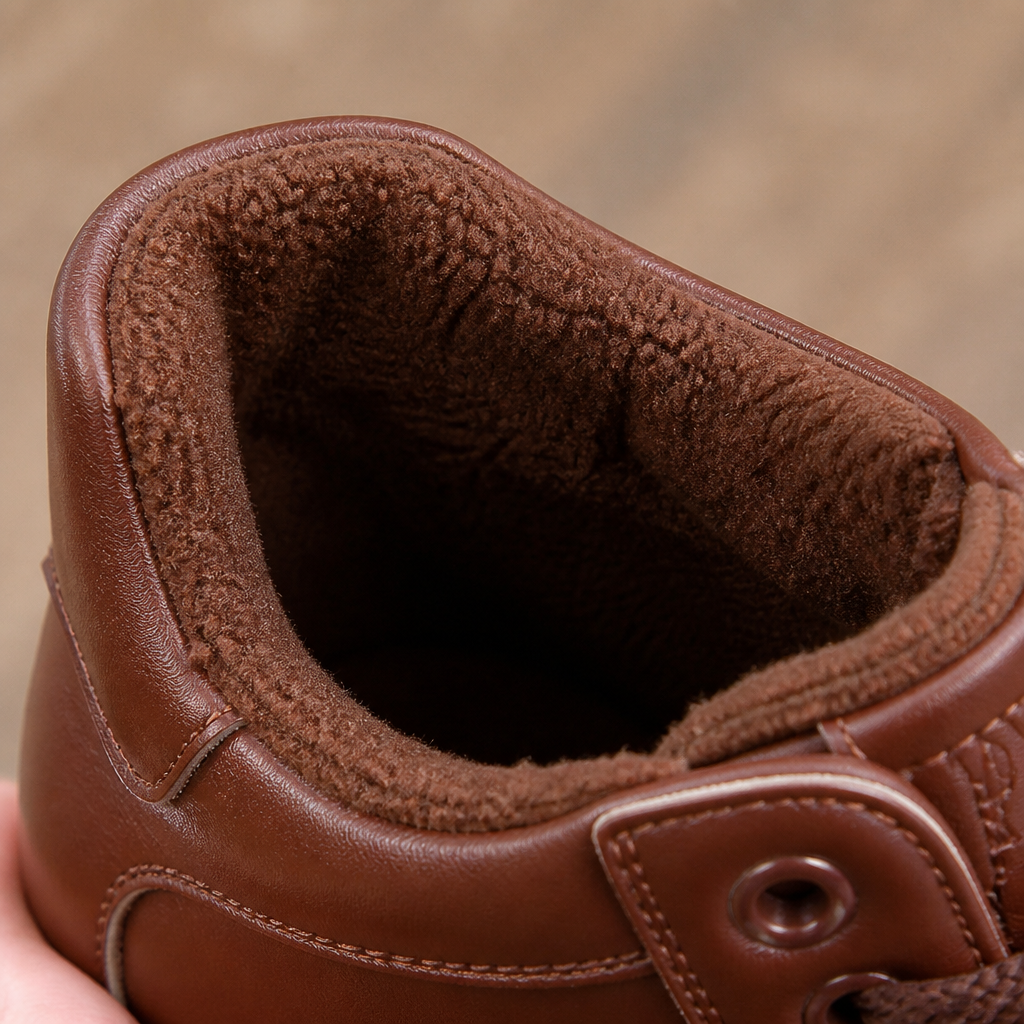 VeroStride™ – Cushioned Platform Lace-Up Ankle Boots with Non-Slip Grip Sole