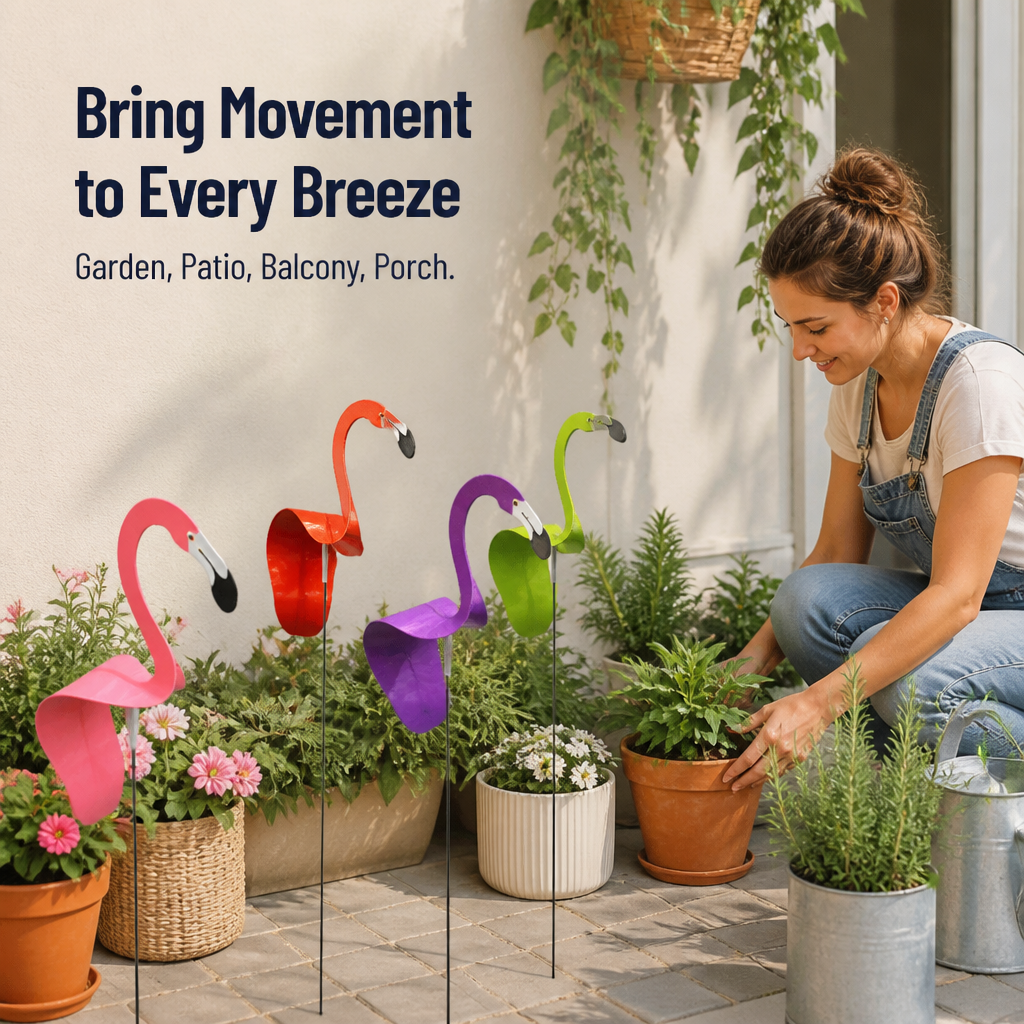 ZephyraGlide™ Swaying Flamingo — Watch It Bob, Sway & Dance on the Lightest Breeze