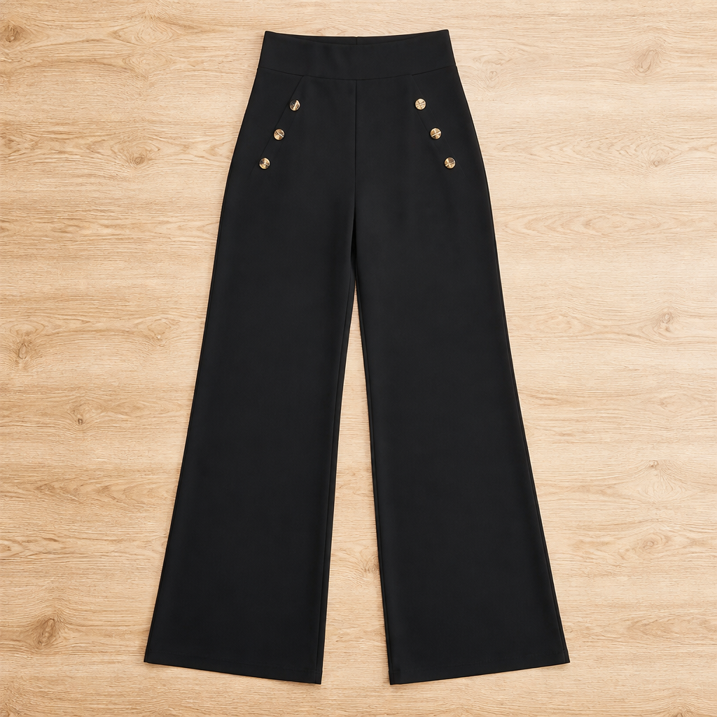 SerenityWave™ Plus Size High Waist Wide Leg Pants — Embrace Your Curves with All-Day Confidence and Effortless Comfort