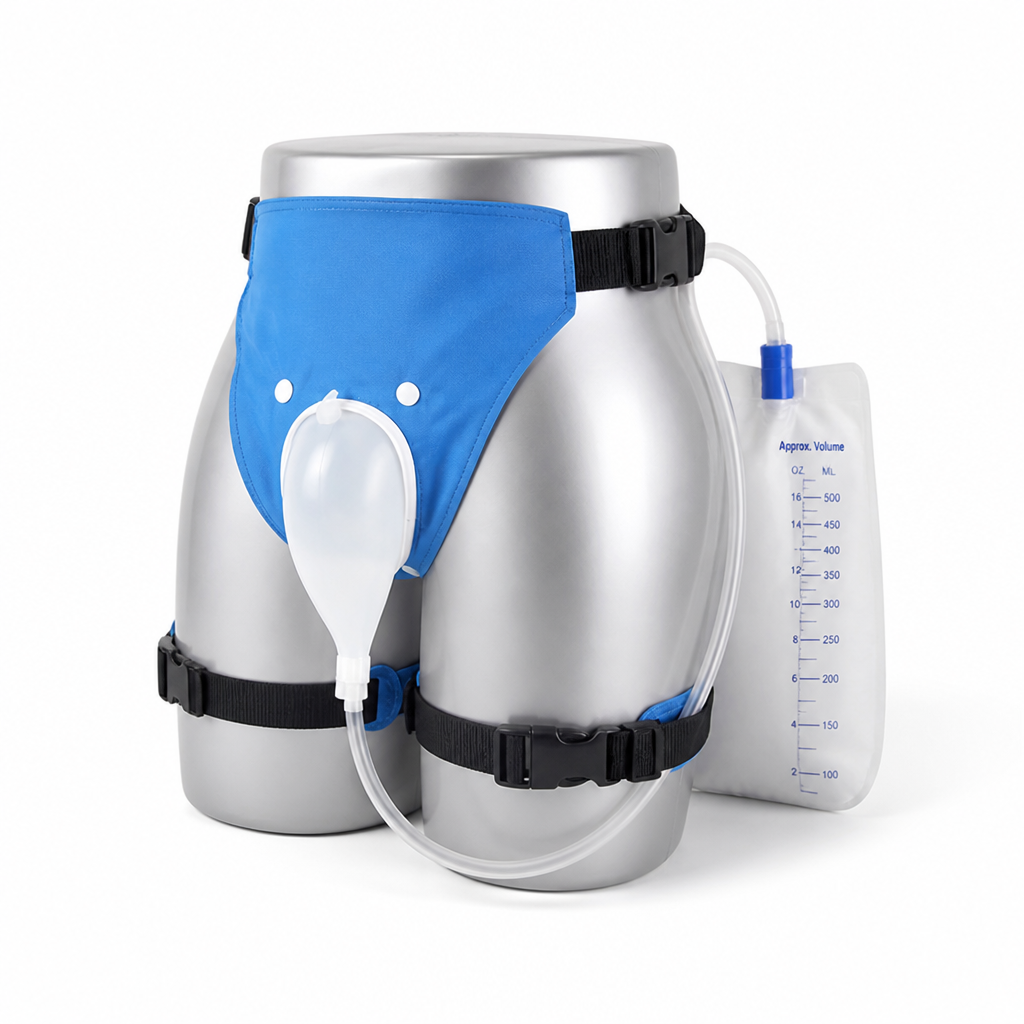 Hands-Free Adjustable Silicone Urine Collection Bag (34 fl oz)