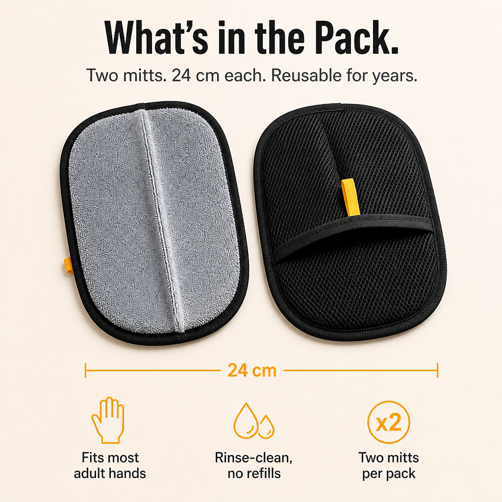 FurEase™ — Gather Pet Hair in One Strip to Easily Pinch Off