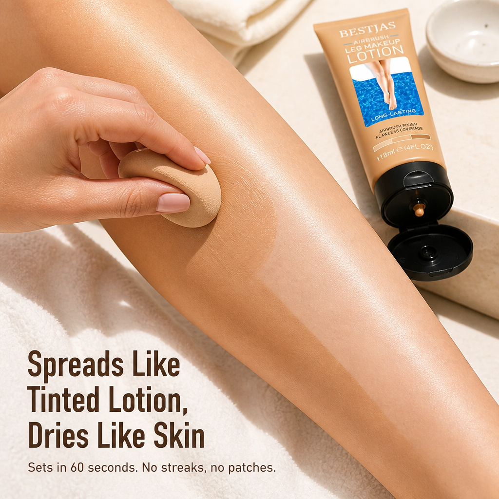 RadiantaCover™ — Paint on Holiday Legs in 60 Seconds, Ditch the Self-Tanner