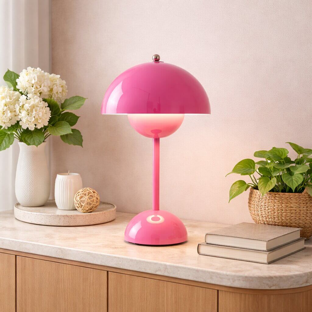 Elegant Wireless LED Table Lamp | Dimmable & Rechargeable