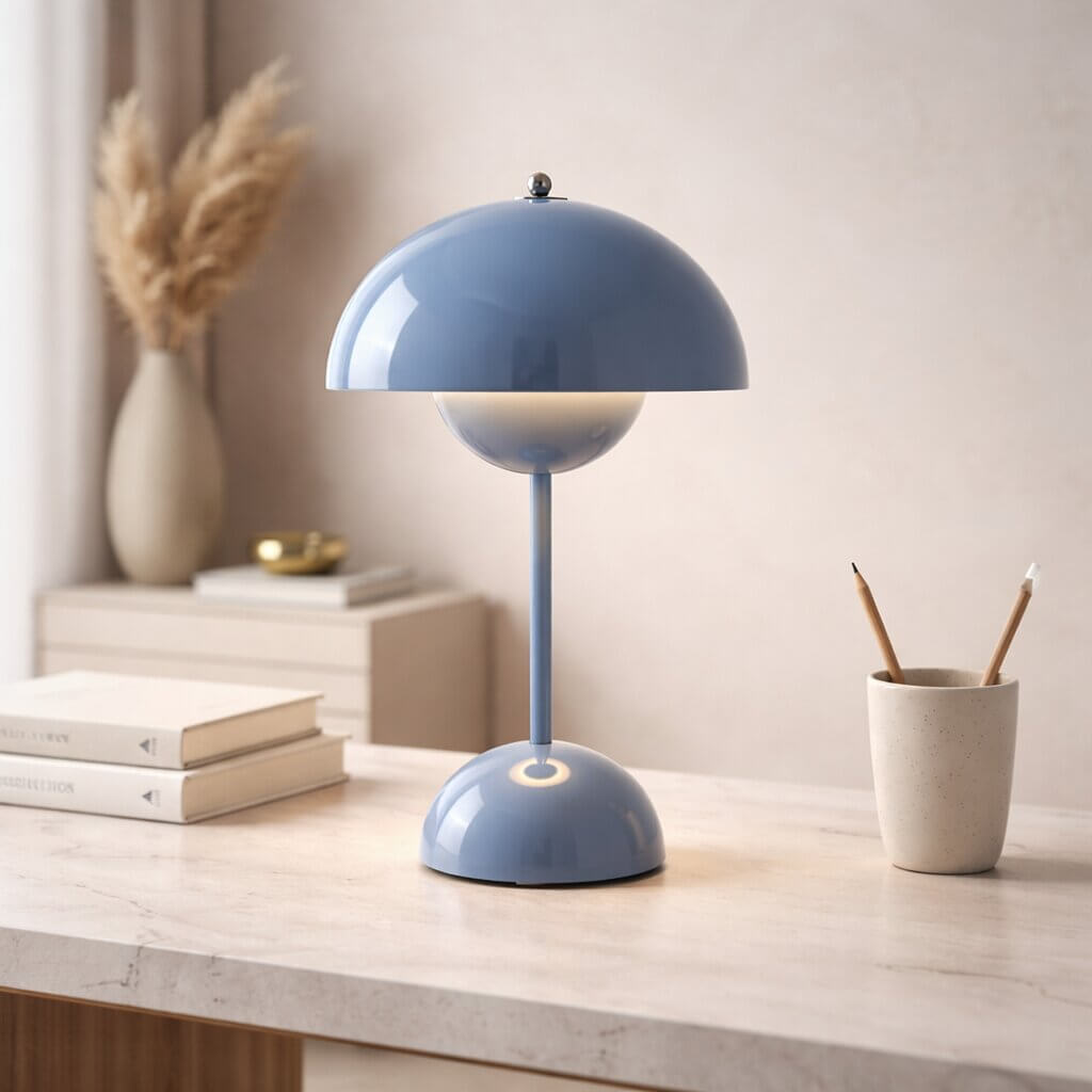 Elegant Wireless LED Table Lamp | Dimmable & Rechargeable
