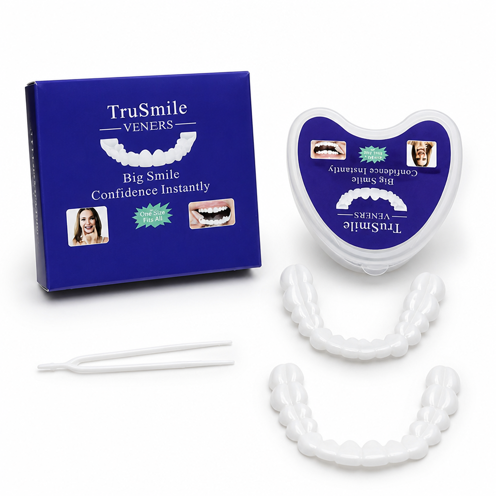 Natural-Looking Removable & Reusable Tooth Covers (Upper & Lower Set)