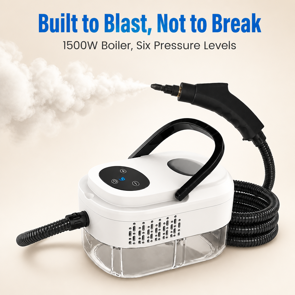 VaporaClean™ — Dissolve Stubborn Grease and Eliminate Germs Using 221°F Chemical-Free Steam