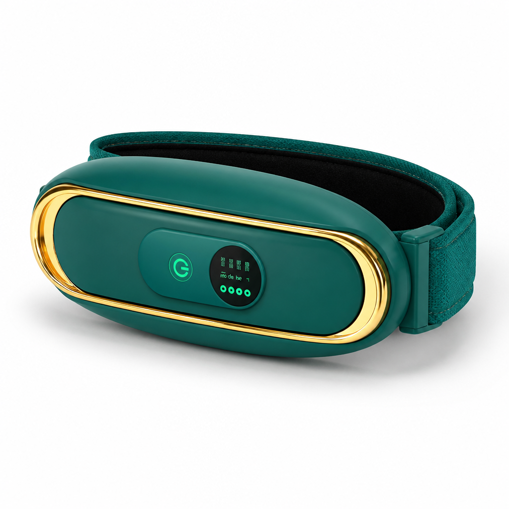 High-Frequency Vibration & Heat Waist Massager Belt (USB Rechargeable)