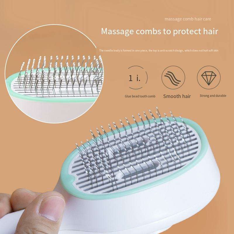 UV Light Pet Grooming Brush – Safe Parasite Defense