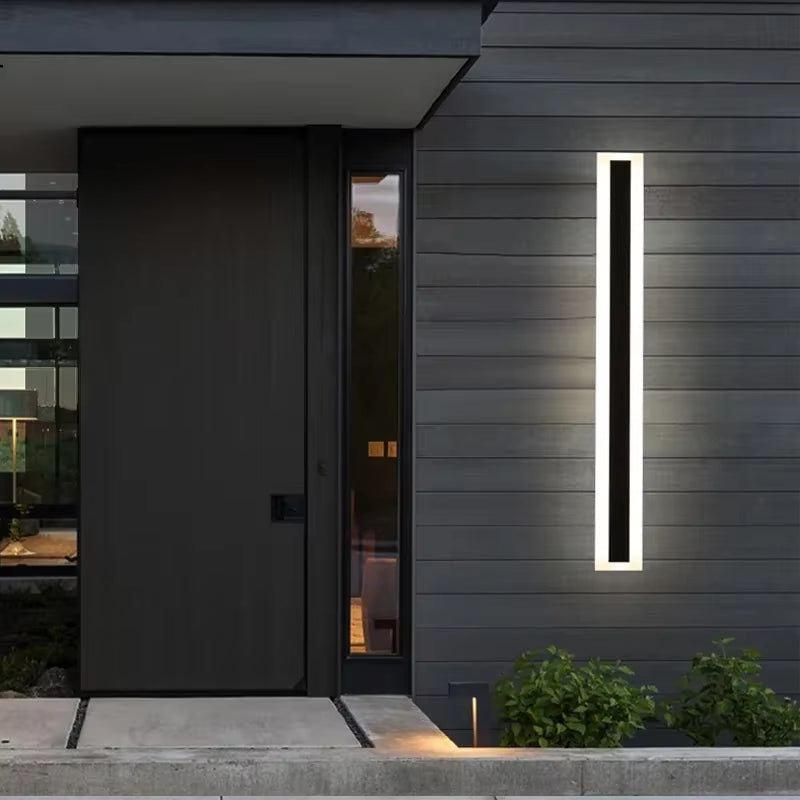 Vertical or Horizontal Slim LED Wall Light for Indoor and Outdoor Use – 5 Heights