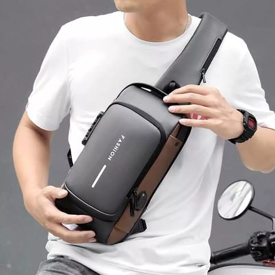 Backpack with Concealed Zippers for Theft Protection