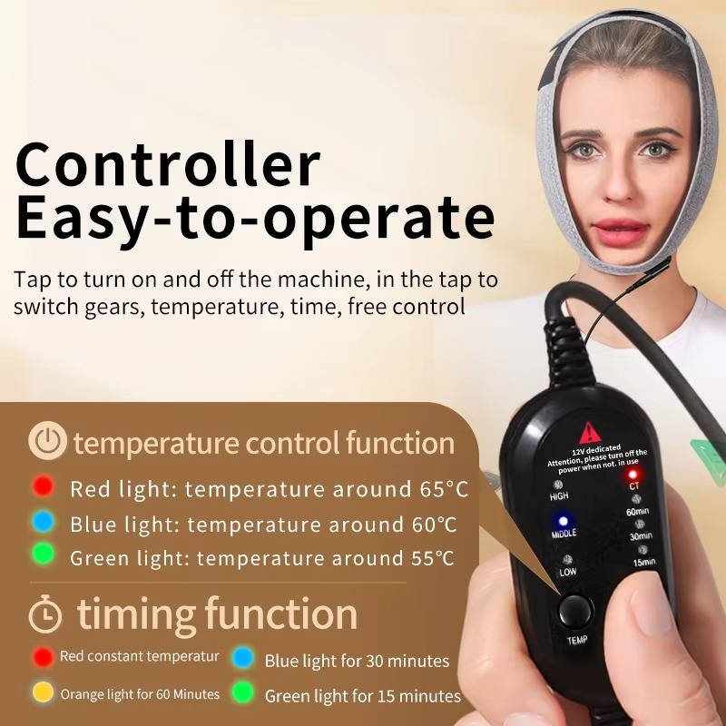 Jaw and Chin Heating Pad with Three Heat Levels for Facial Comfort