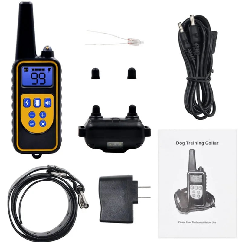 Remote-Controlled Waterproof Dog Training Collar – 3 Training Modes