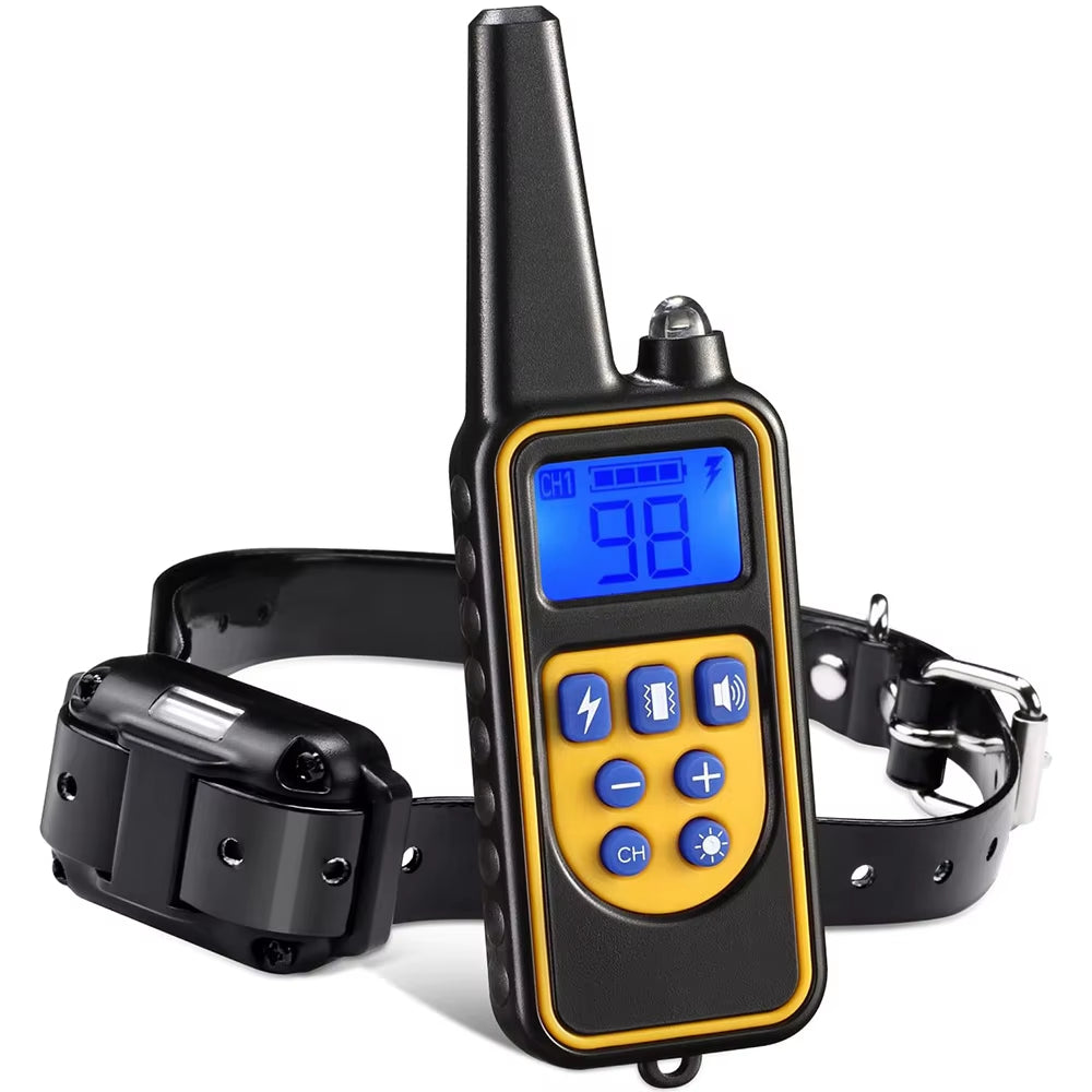 Remote-Controlled Waterproof Dog Training Collar – 3 Training Modes