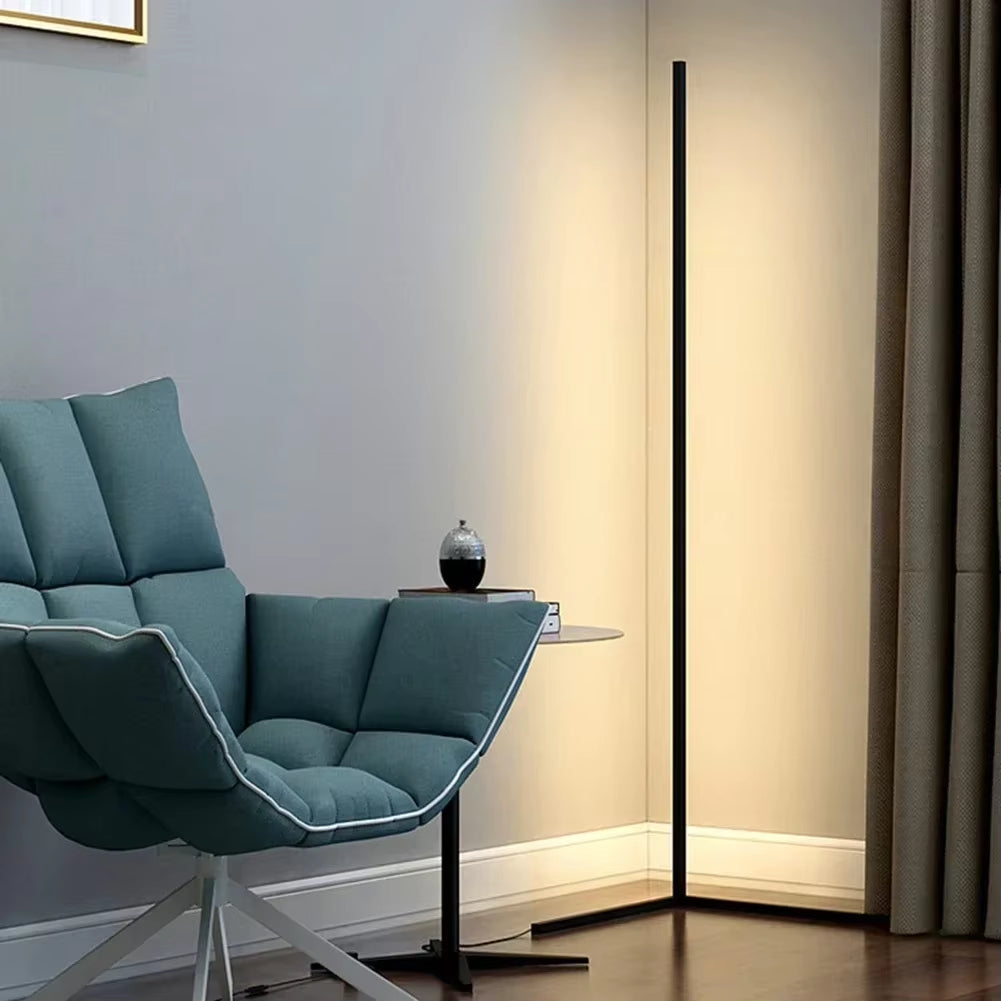 Dimmable LED Floor Lamp with Remote – Corner Light for Home Use