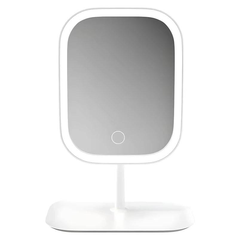 Wireless LED Makeup Mirror – Dimmable with Touch Control and 3 Light Colors