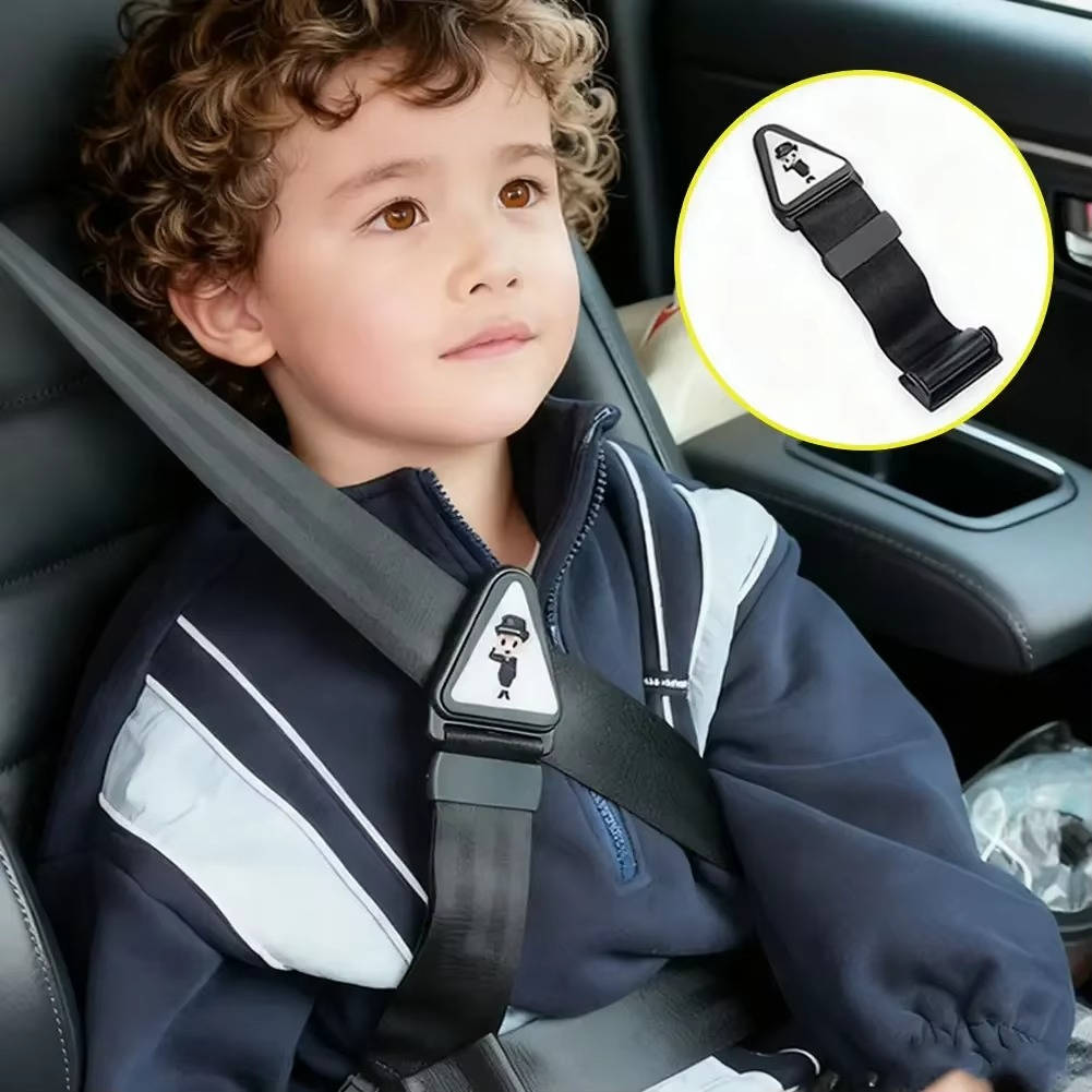 Adjustable Kids Car Seat Belt Positioner for Secure Fit
