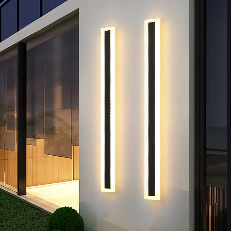 Vertical or Horizontal Slim LED Wall Light for Indoor and Outdoor Use – 5 Heights