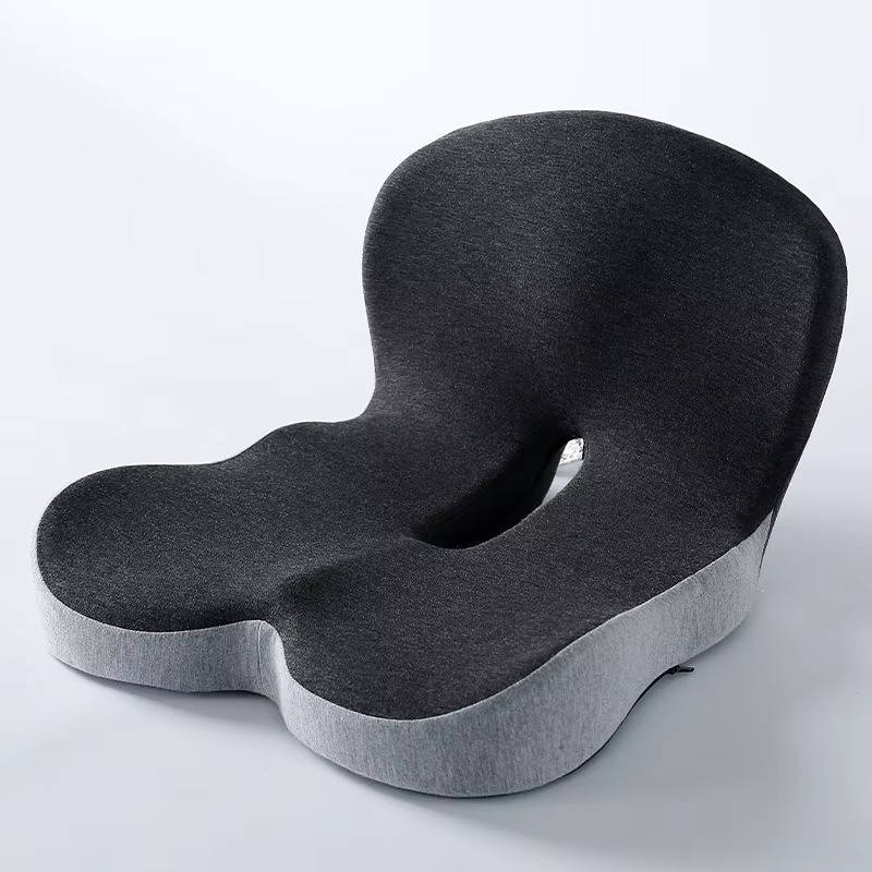 Contoured Support Seat Cushion in Memory Foam for Office and Car Chairs
