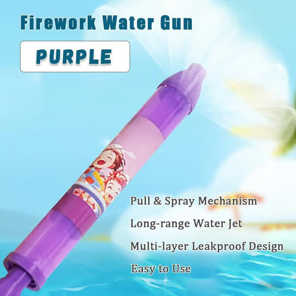 Outdoor Fun Water Blaster with Fireworks Spray Design