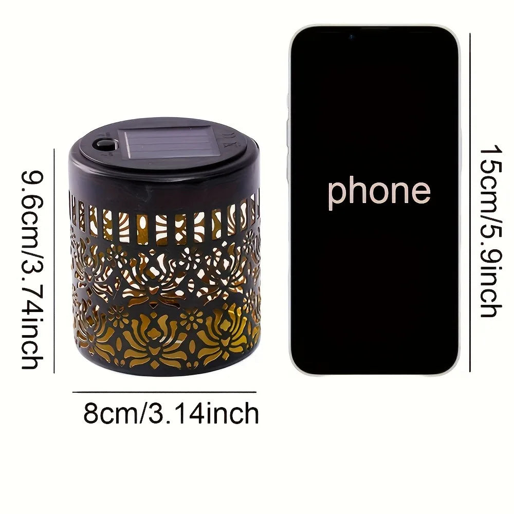 Peony Shadow Play Solar Light Set for Outdoor Walls