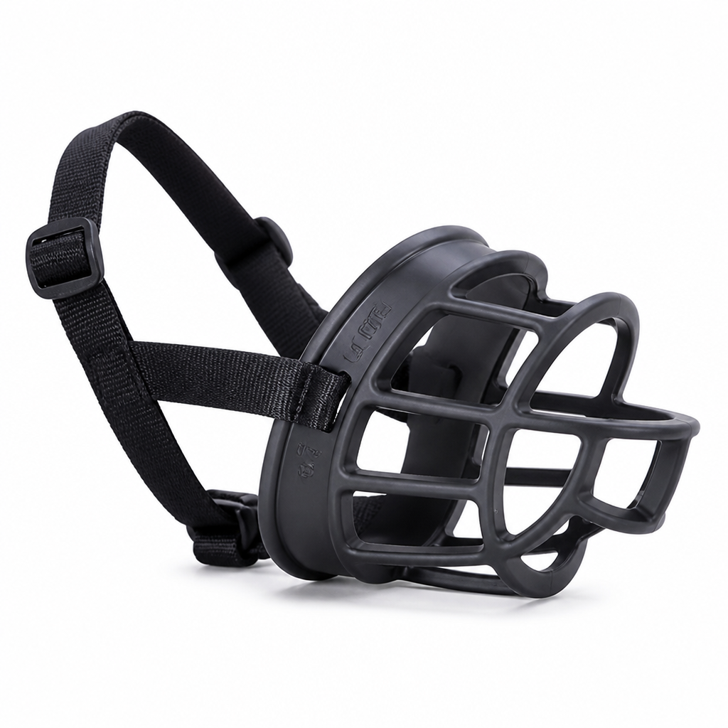 Adjustable Skin-Friendly Silicone Dog Muzzle (Sizes 1-5)