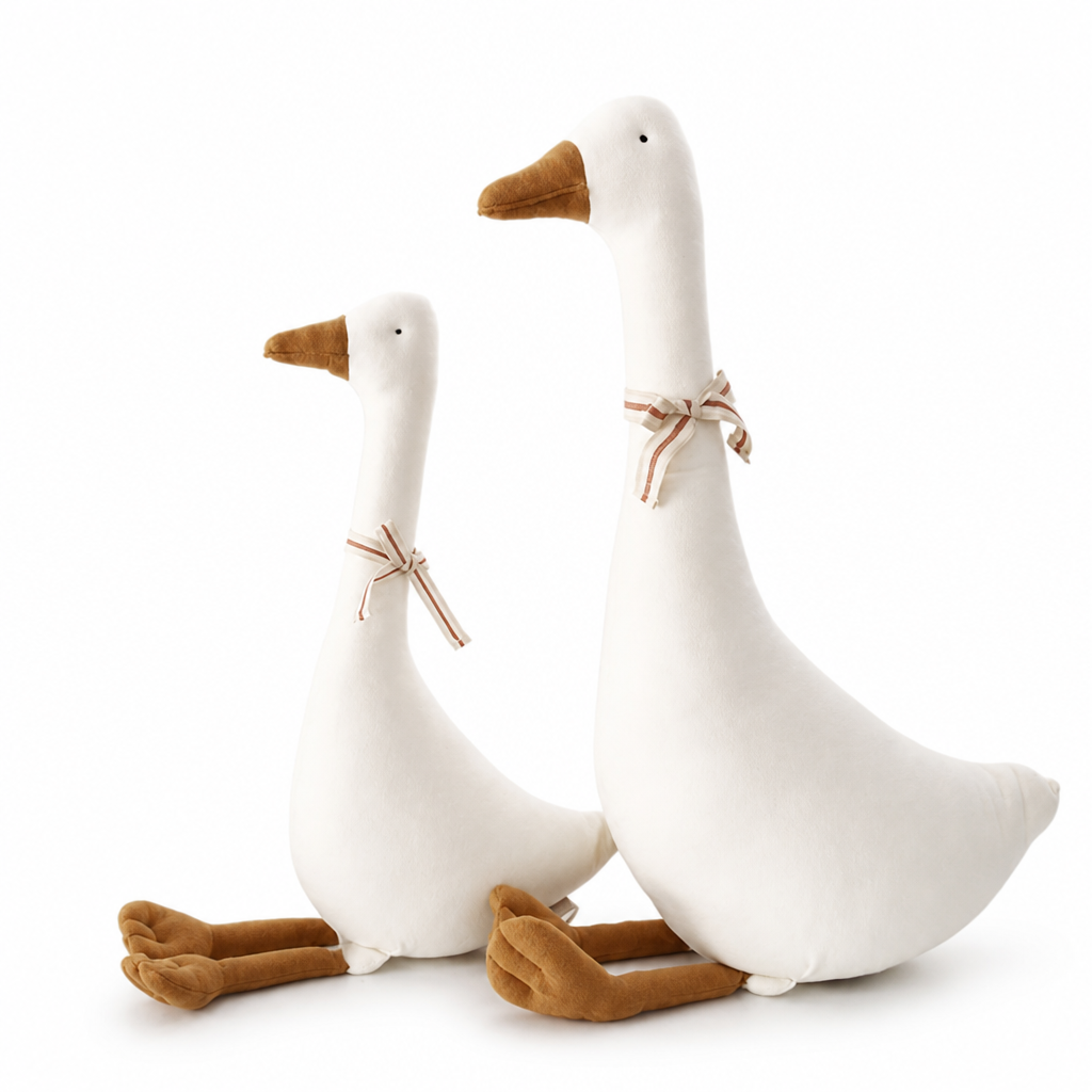 Kids' Soft PP Cotton Goose Plush Pillow (Two Sizes)