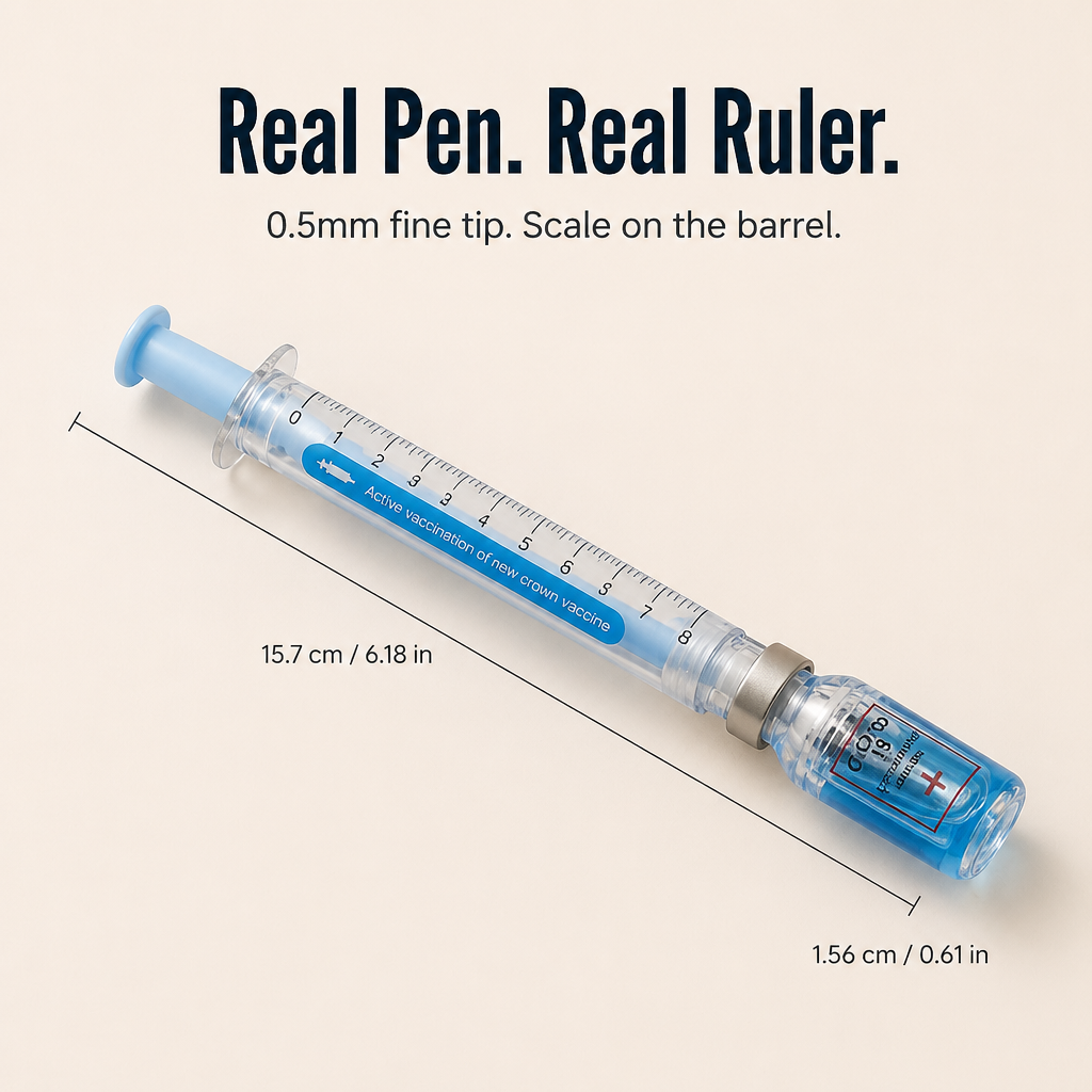 VibeSyringe™ — Use Buttery Smooth Ink to Color-Code Each Care Plan, Drug Card & Lecture Note