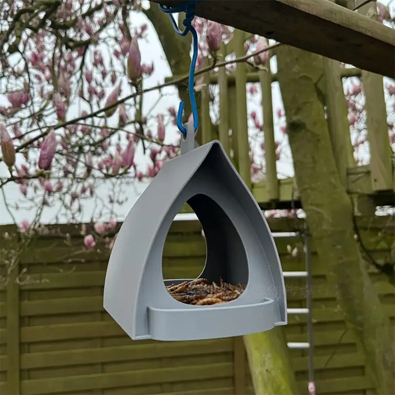 Hanging Bird Feeder House – Keeps Feed Dry in All Weather Conditions