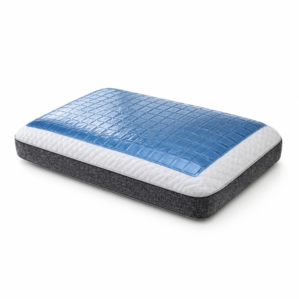 Ergonomic Gel Cooling Contoured Pillow
