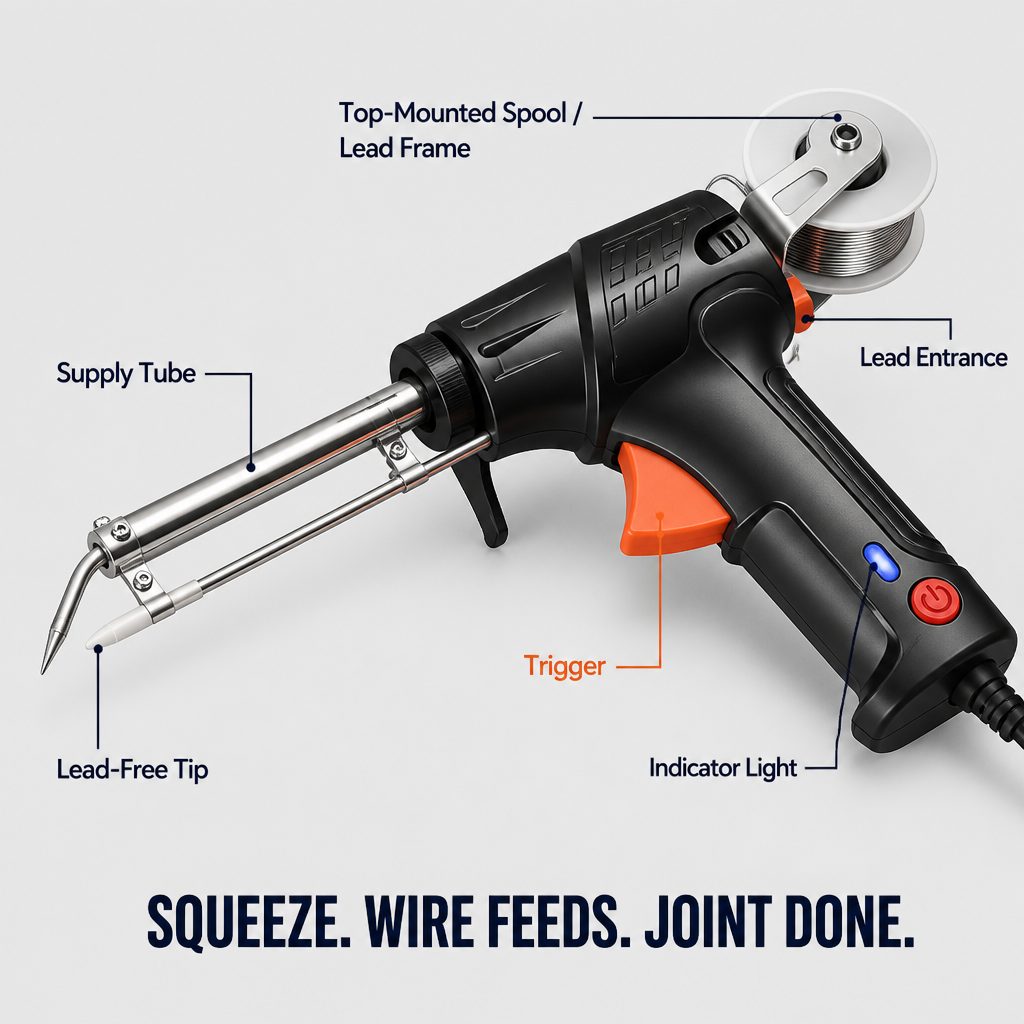 FluxForge™ — Master Every Solder Joint with One-Handed Precision and Total Control