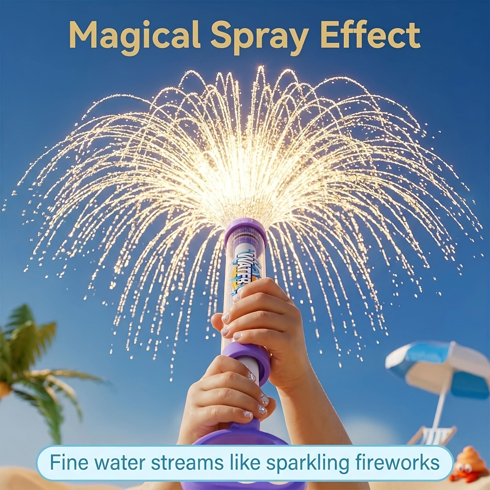 Pull-Out Water Spray Toy for Backyard Fun and Cooling Outdoors