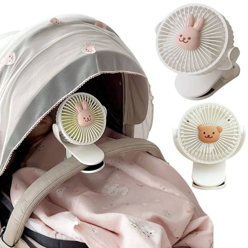 Rechargeable Clip-On Fan for Portable Use