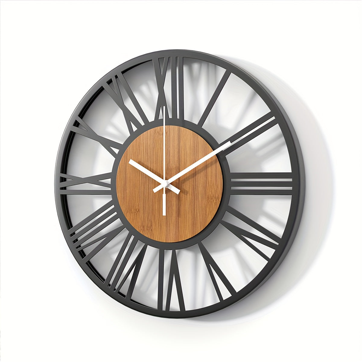Charming Vintage Wall Clock with Colorful Numerals