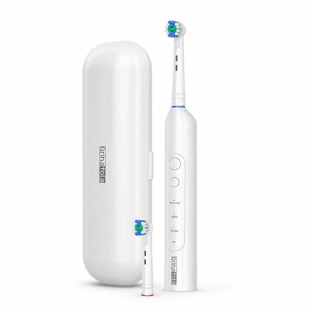 Multi-Mode Electric Toothbrush with USB-C Charging – Interchangeable Brush Heads