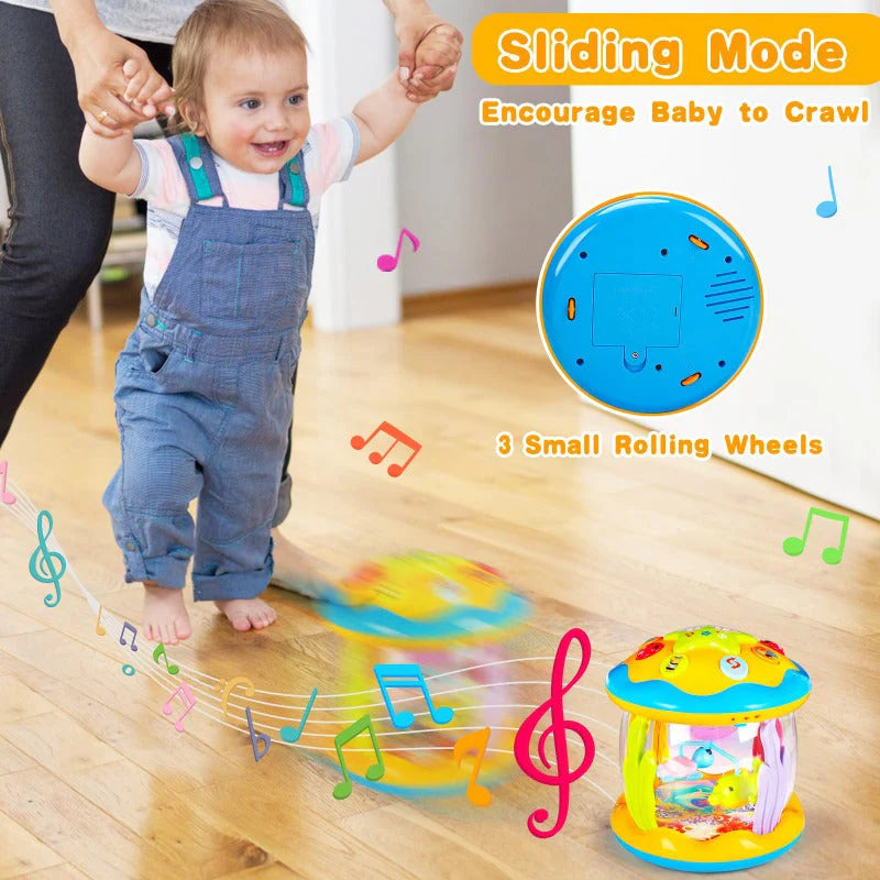 Musical Sea Animal Projector for Babies with Rotating Night Light
