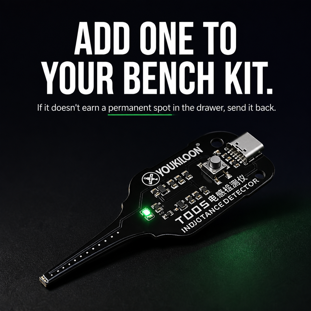 CircuitSense™ — Detect Dead Inductors Instantly Without Touching a Soldering Iron