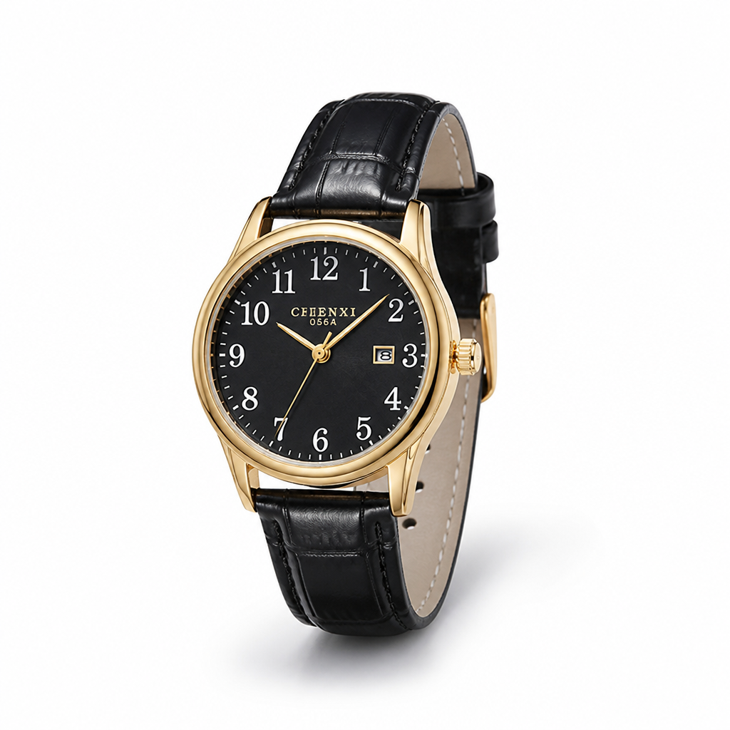 Square Dial Faux Leather Women's Quartz Watch (Splash-Resistant)
